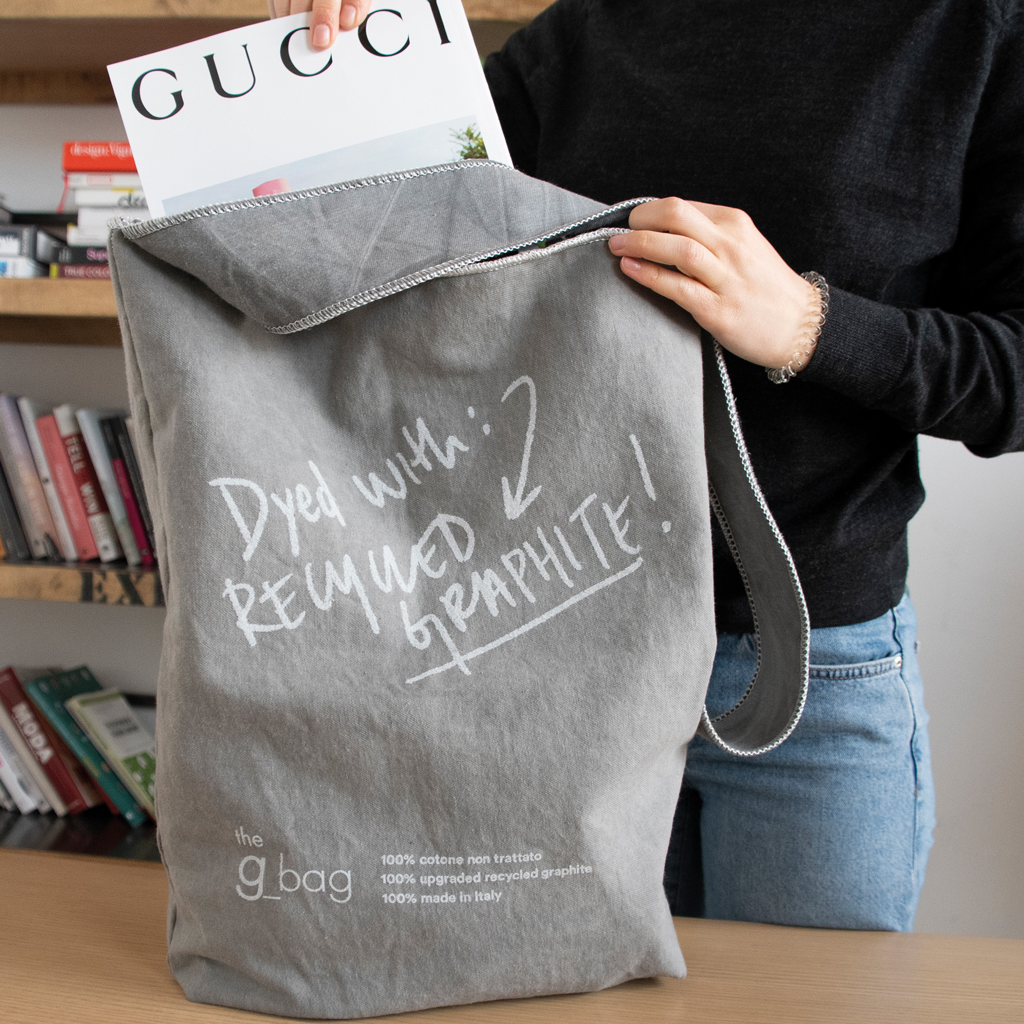 Borsa tracolla denim e grafite Perpetua® G_bag | Natura e | Escursione e  viaggio | Giochi per Bambini e Ragazzi | Cittadelsole.it