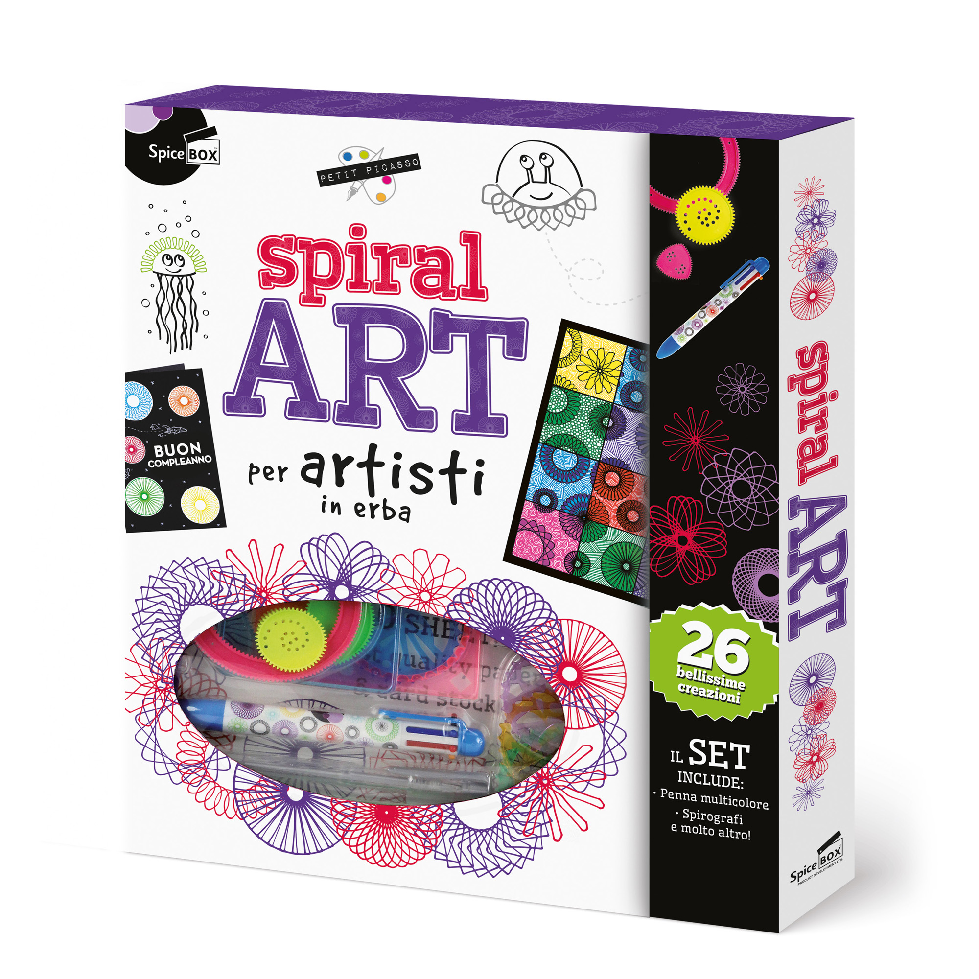 Kit disegno Spiral art, Giochi creativi e creatività