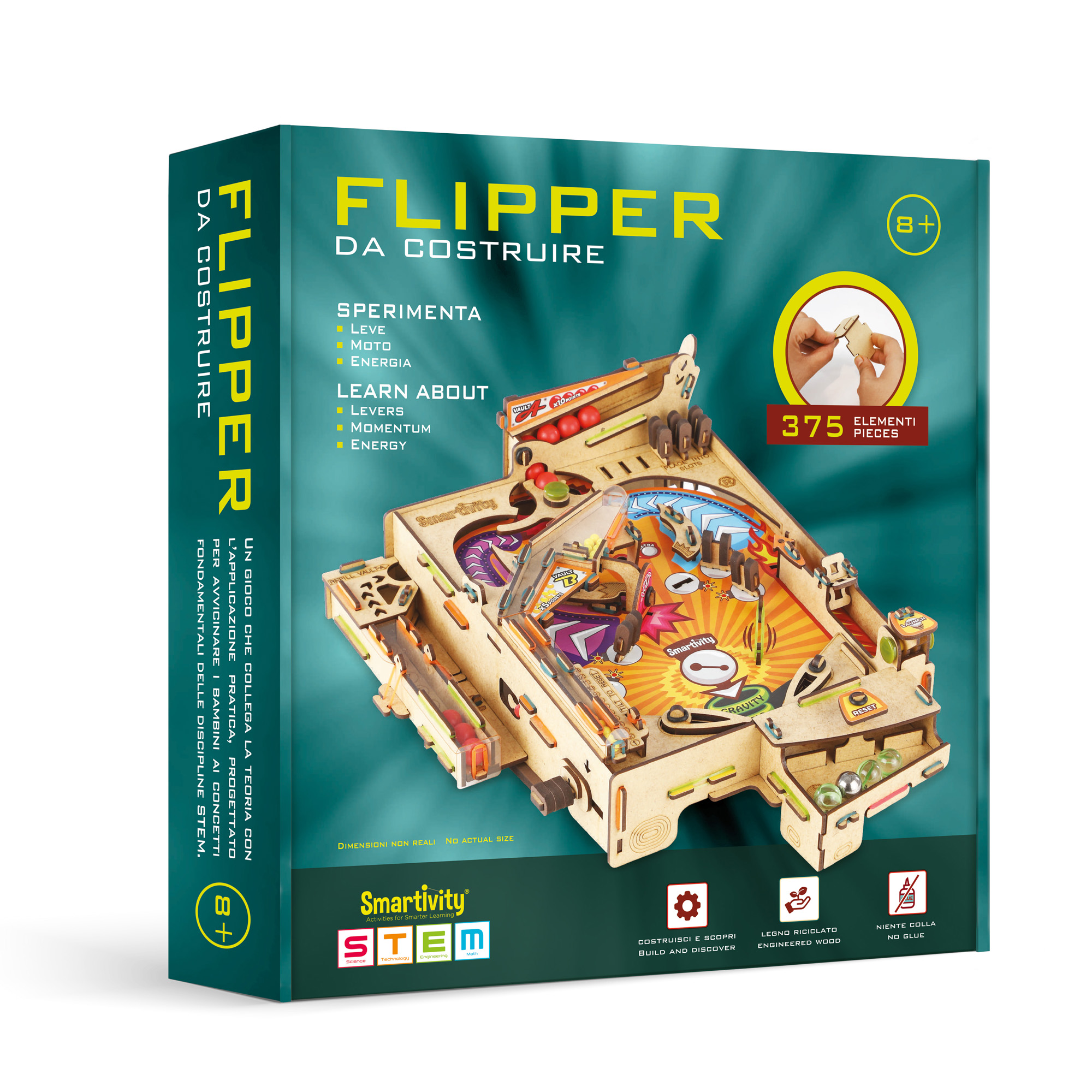 Flipper da costruire, Giochi educativi, Giochi scientifici, energia  pulita, Giochi per Bambini e Ragazzi