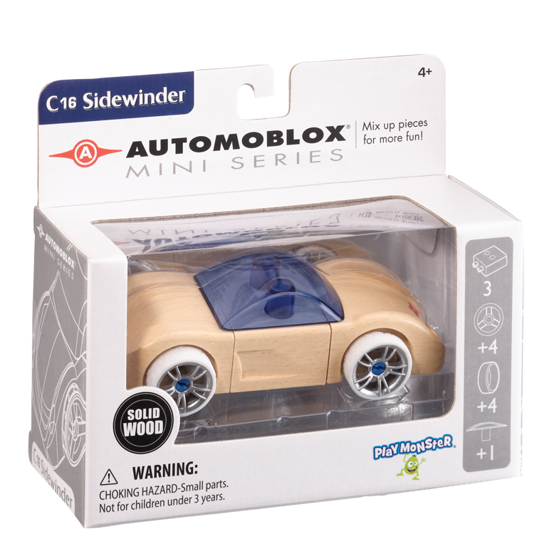 Auto legno C16 Sidewinder viola Veicoli Auto e macchine Giochi