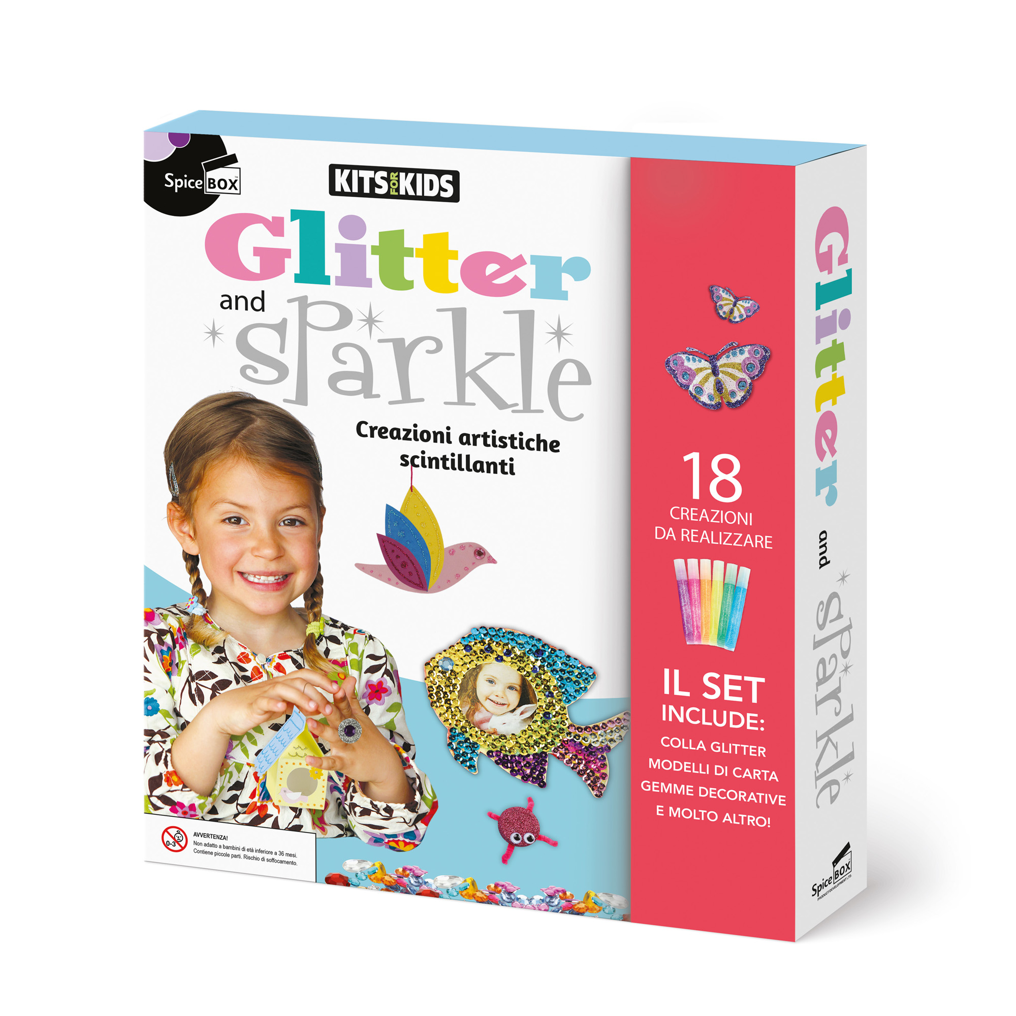 Kit disegno Glitter & Sparkle  Giochi creativi e creatività