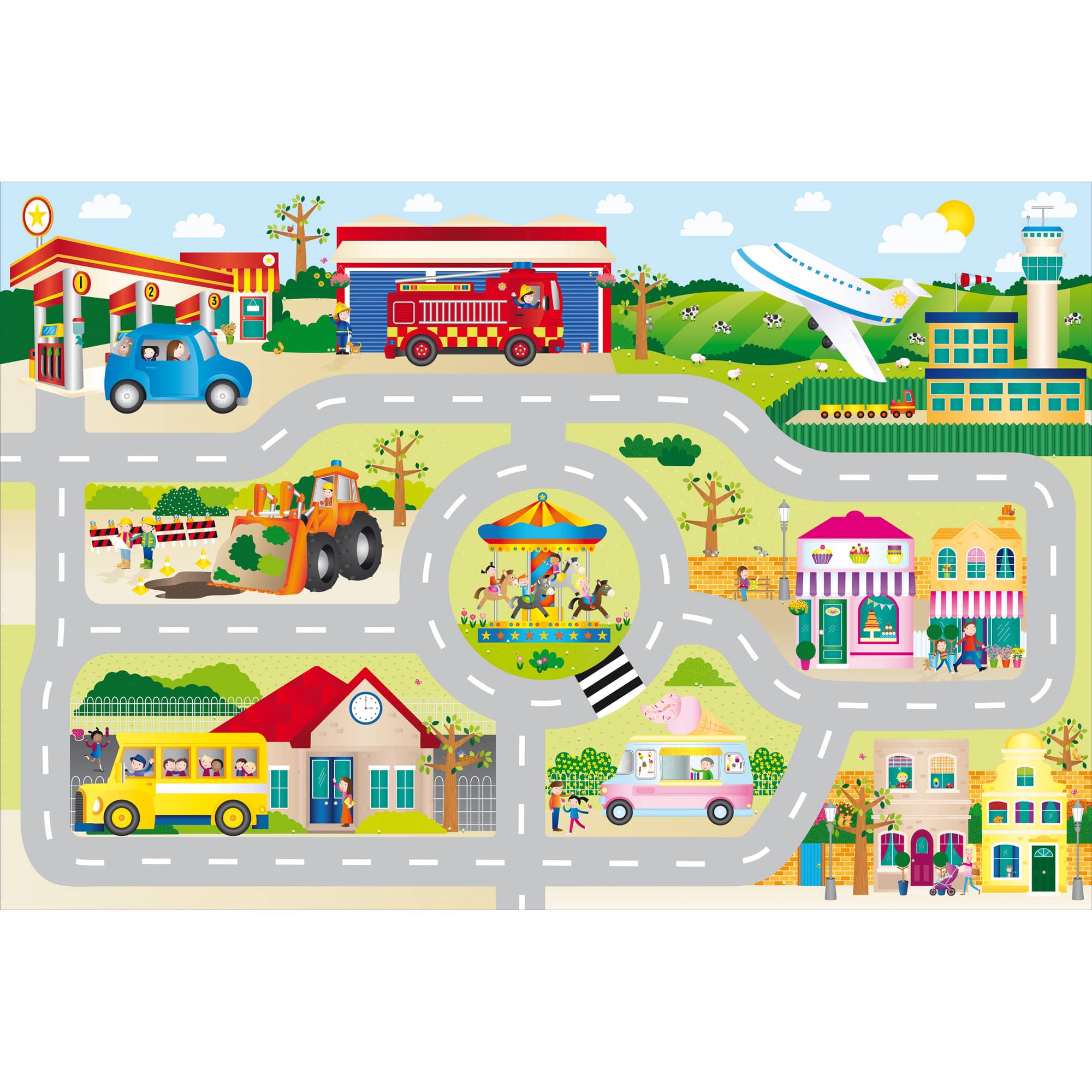 Puzzle Pavimento Oceano Per Bambini 48 Pezzi - Gioco Educativo 3+ Anni