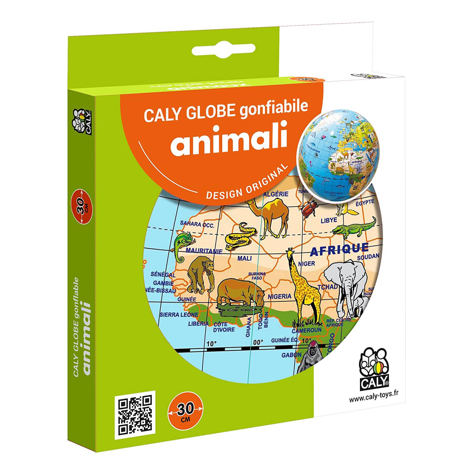 Mappamondo gonfiabile con animali, Giochi educativi