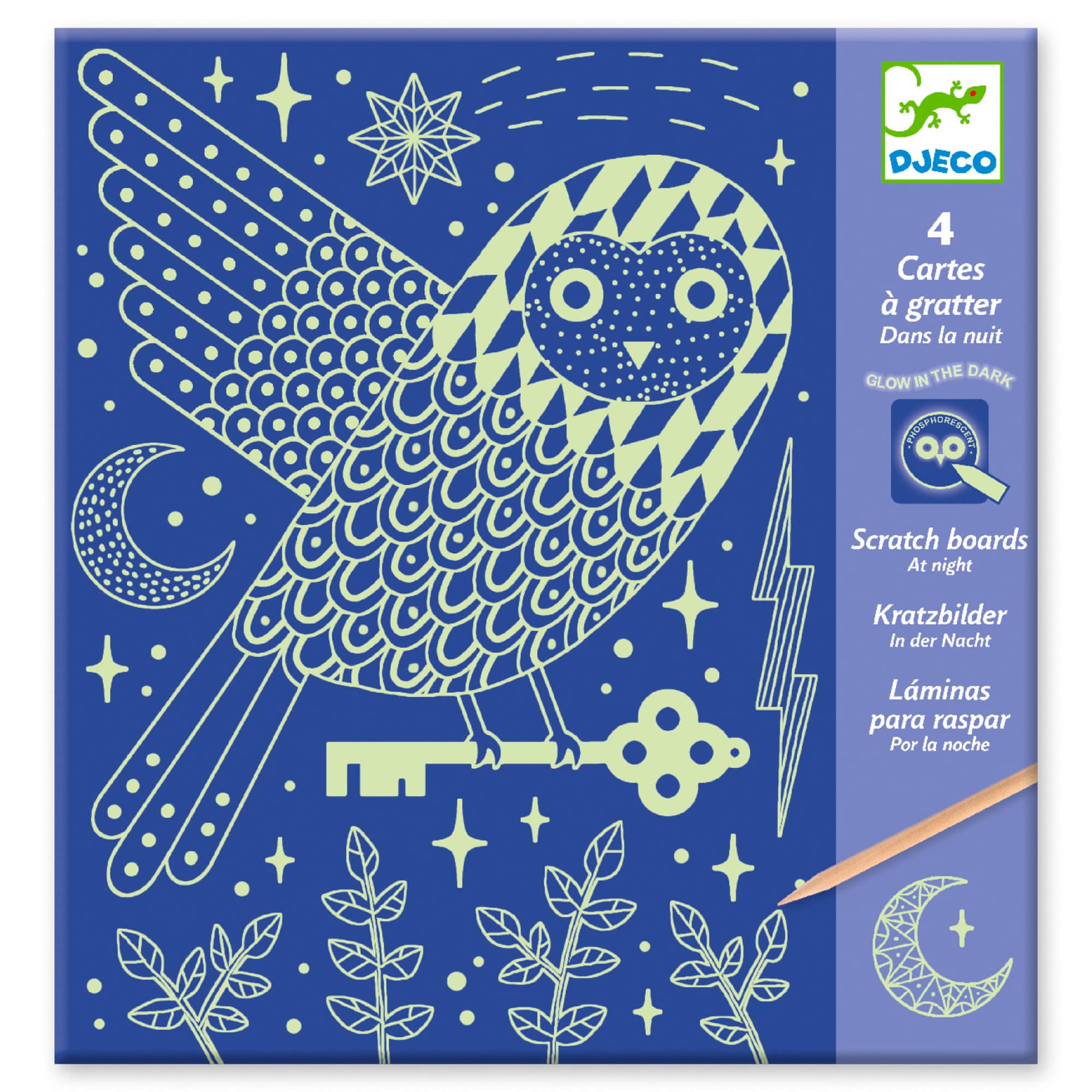 Set Di Carta Da Grattare Artistica A4 Per Adulti E Bambini - Kit Fai Da Te Con 8 Tavole E 4 Strumenti