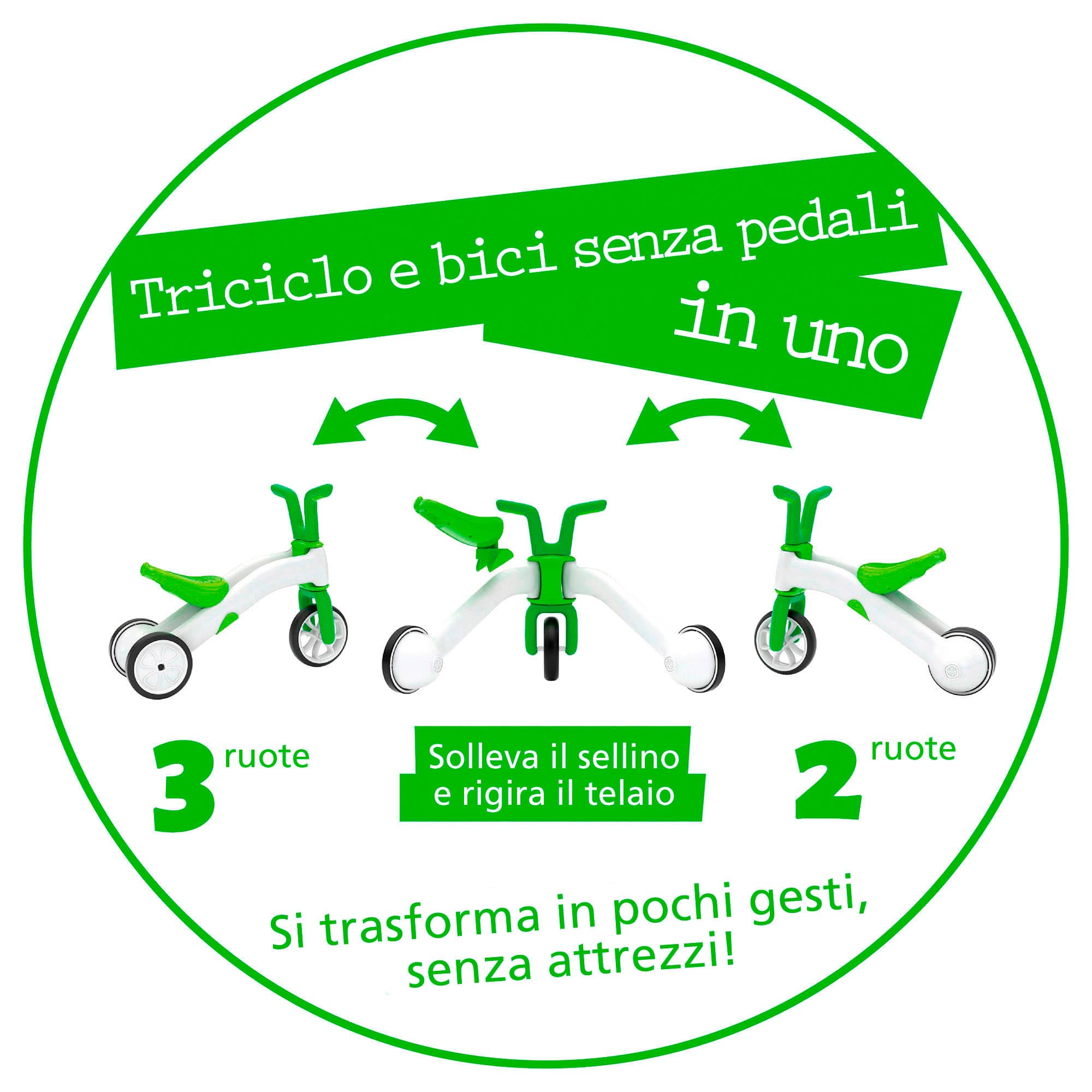 Triciclo 2in1 | Aria Aperta | Tricicli, biciclette | Giochi per Bambini e  Ragazzi | Cittadelsole.it