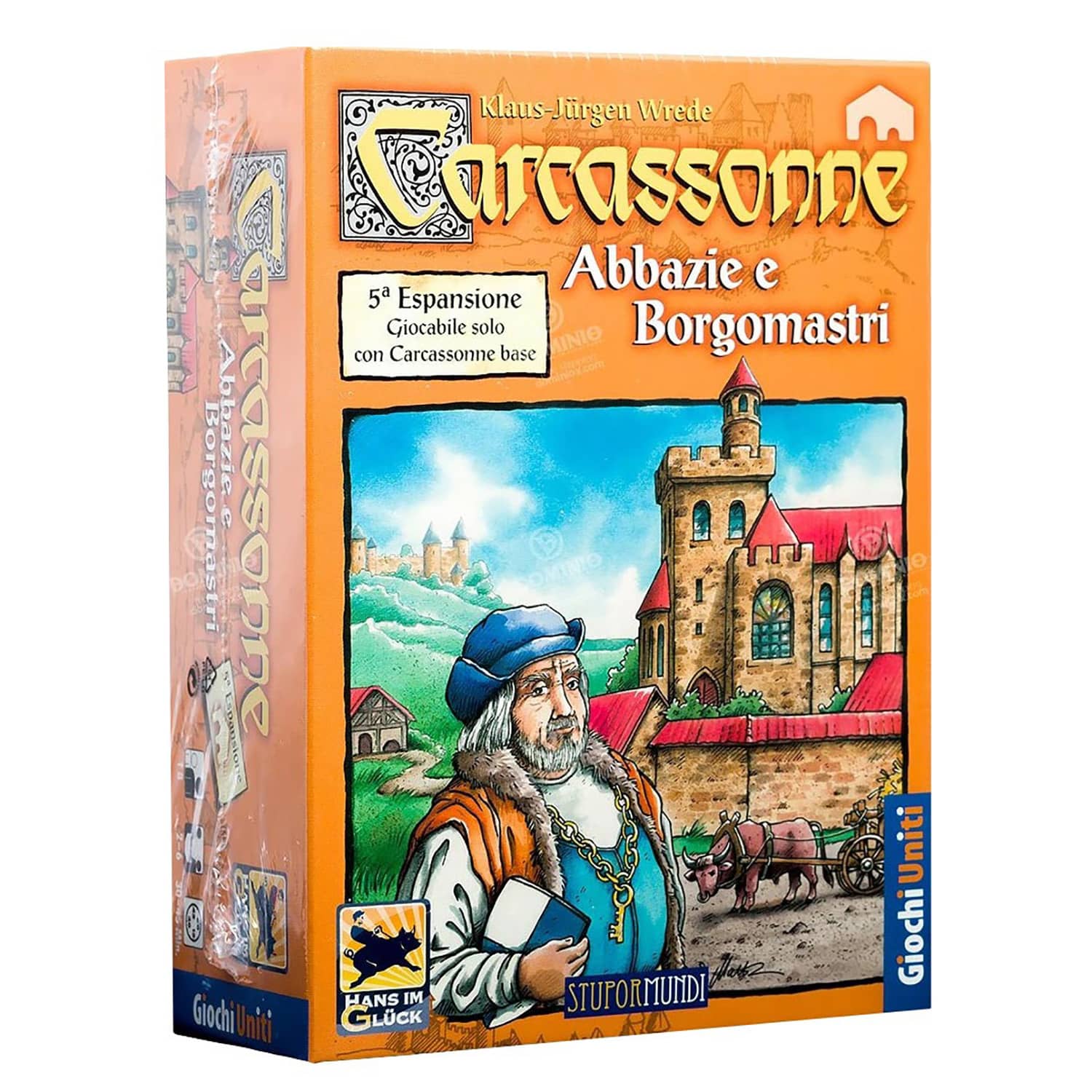 Extension Carcassonne : Abbayes Et Bourgmestres - 5ème Extension En Italien