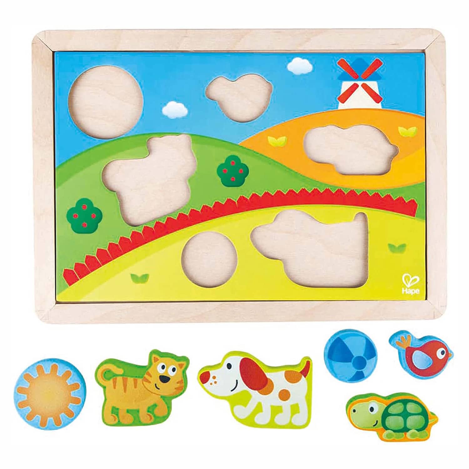 Puzzle In Legno 200 Pezzi A Forma Unica – Mandala Sole E Luna – Regalo Antistress Per Adulti E Bambini 12+