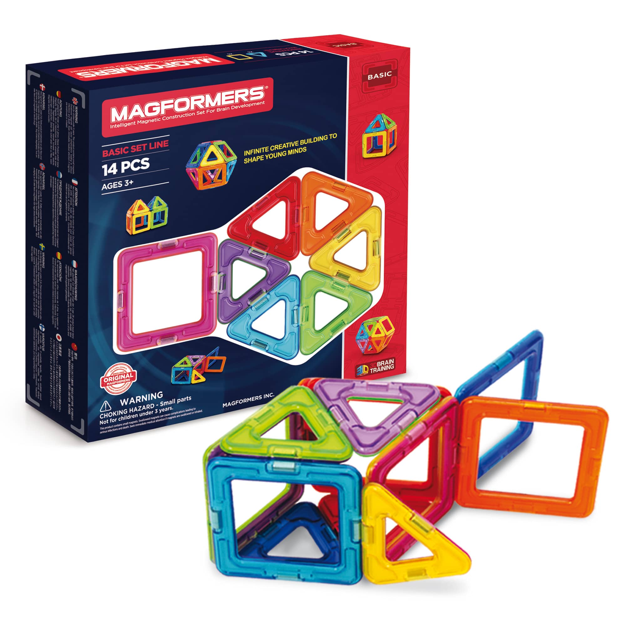 Costruzioni magnetiche Magformers 14 pz, Costruzioni, Costruzioni  magnetiche, Giochi per Bambini e Ragazzi