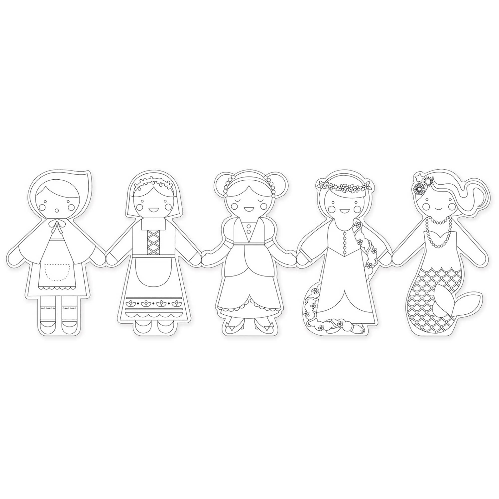 bambole da stampare - 5 Avventure di carta. Bambole | Giochi creativi e creatività | Kit creativi e decorazioni | Giochi per Bambini e Ragazzi | Cittadelsole.it