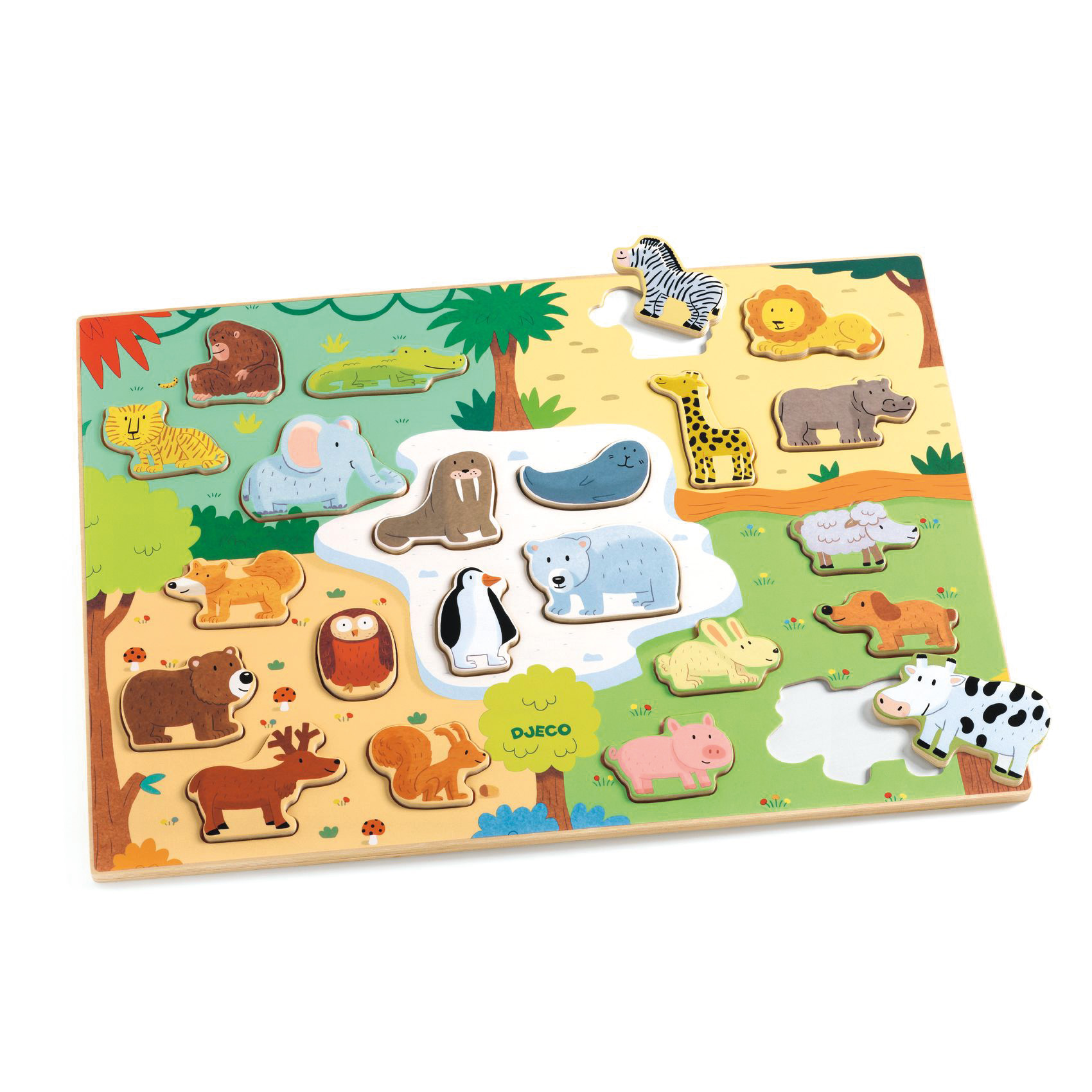 Puzzle In Legno Rana E Farfalla In Vetro Colorato – Adulti E Bambini – Formato M