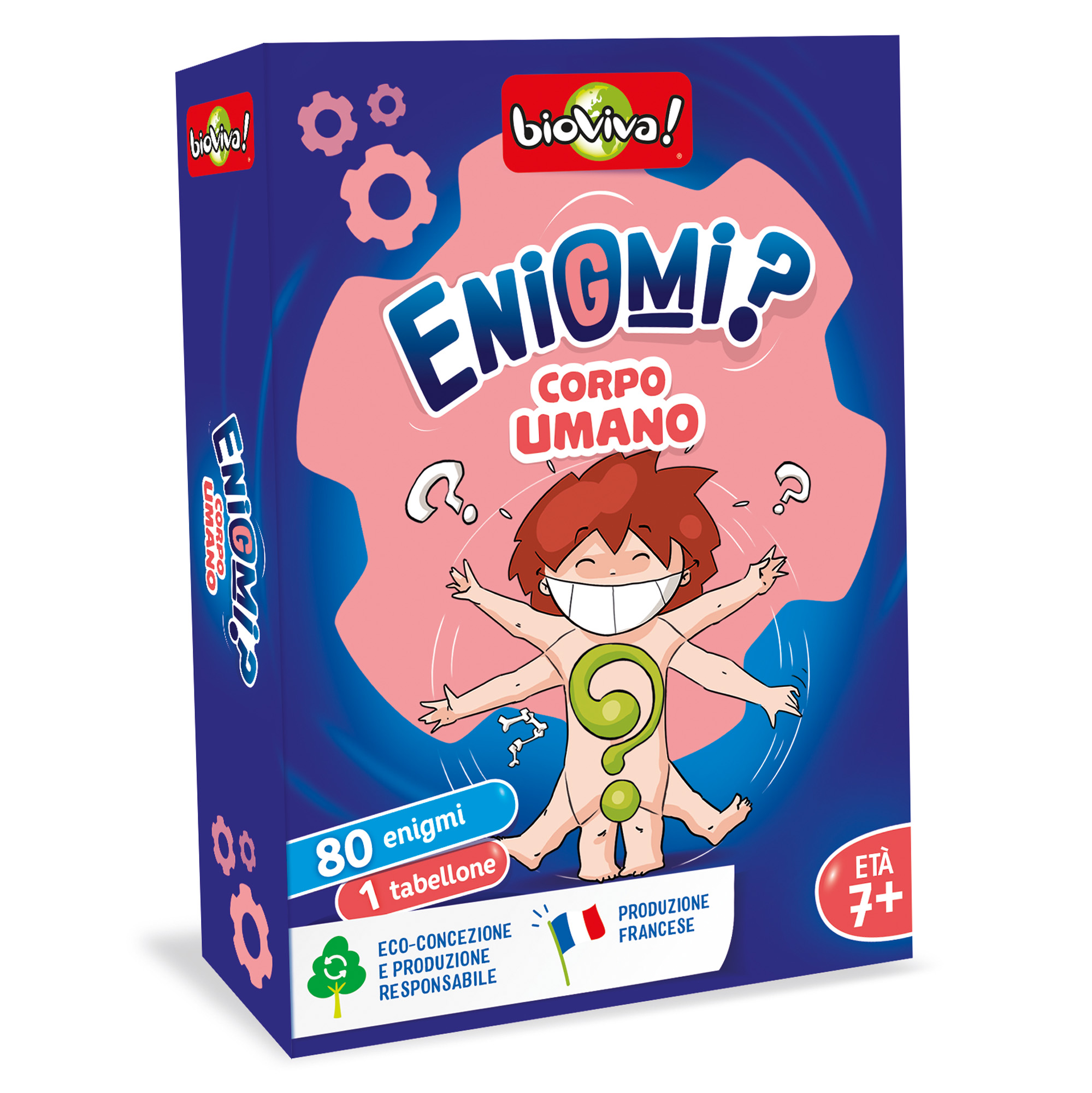 Gioco di carte. Enigmi corpo umano, Giochi di società, Giochi di carte, Giochi per Bambini e Ragazzi