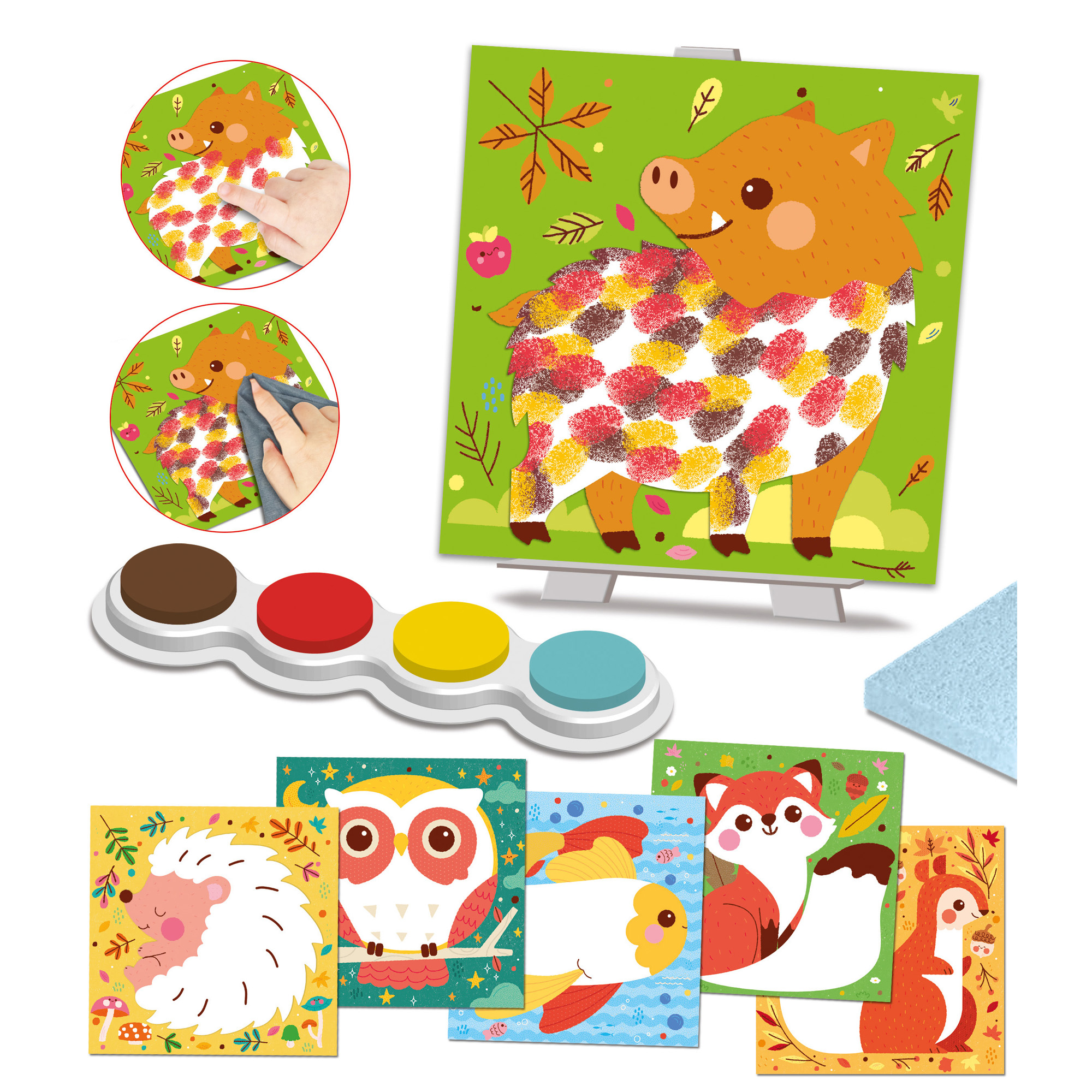 Kit Di Pittura A Mosaico 5D Con Numeri - 6 Quadri Tema Gatti E Cani - 11,8 X 15,7 Cm - Regalo Creativo Per Bambini E Adulti